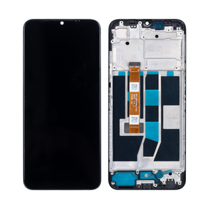Écran et numériseur Oppo A16, A16S avec cadre noir OEM