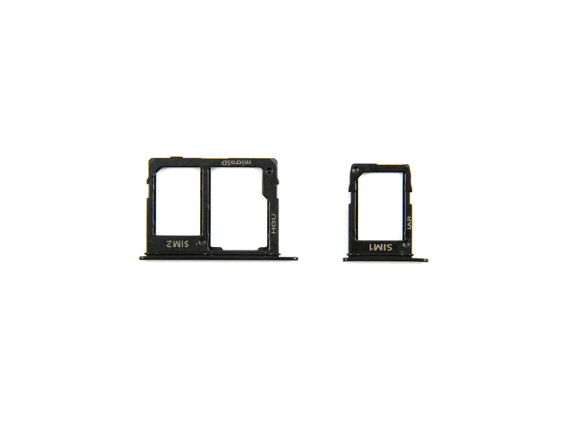 Samsung Galaxy A6 A600F, A6 Plus A605F (2018) Support de carte Sim Noir OEM