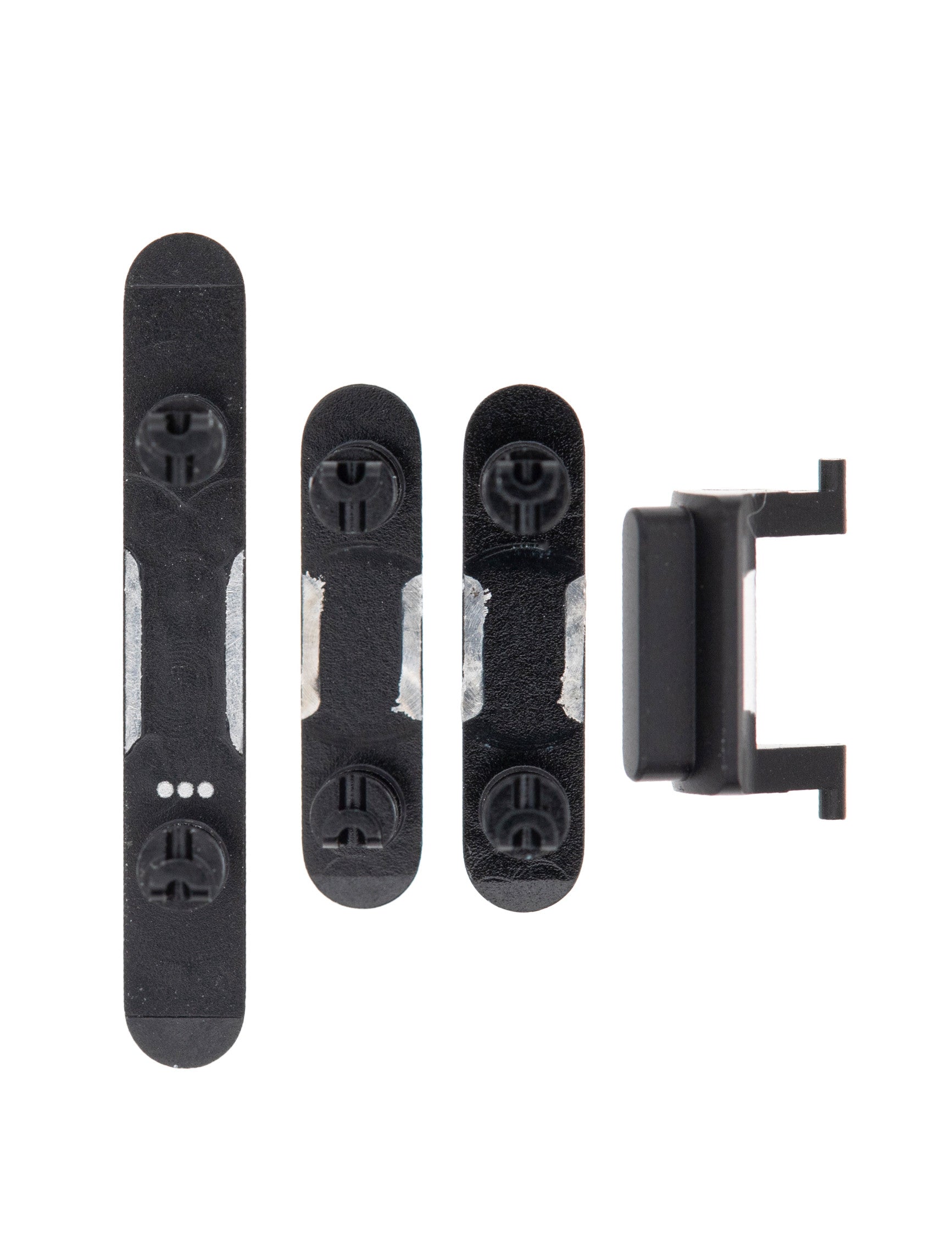 Ensemble de boutons latéraux For Apple XR noir OEM (4 pièces)