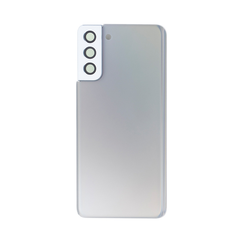 Coque arrière Samsung Galaxy S21 Plus 5G G996B avec objectif Phantom Silver OEM