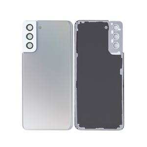 Coque arrière Samsung Galaxy S21 Plus 5G G996B avec objectif Phantom Silver OEM