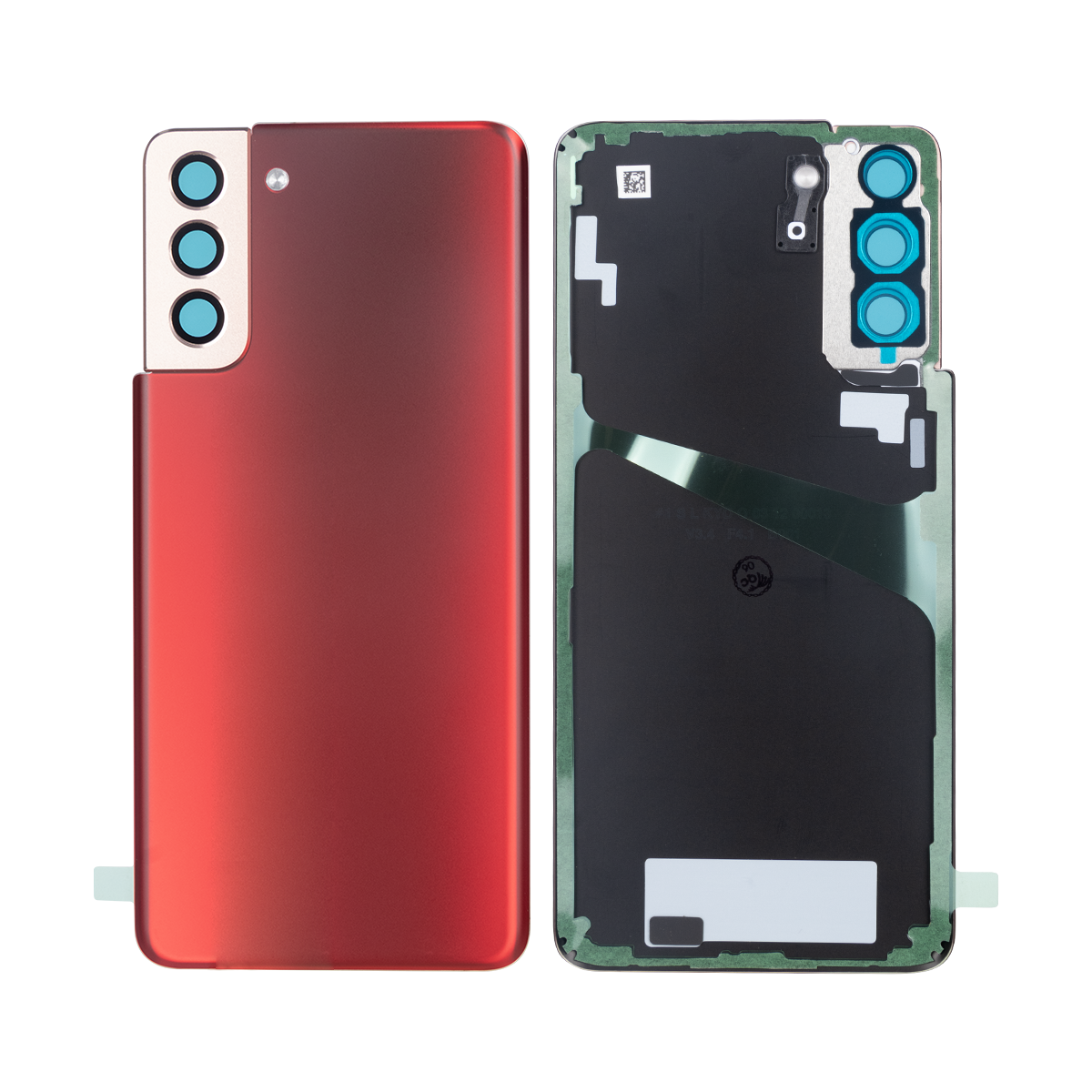 Coque arrière Samsung Galaxy S21 Plus 5G G996B avec objectif Phantom Red OEM