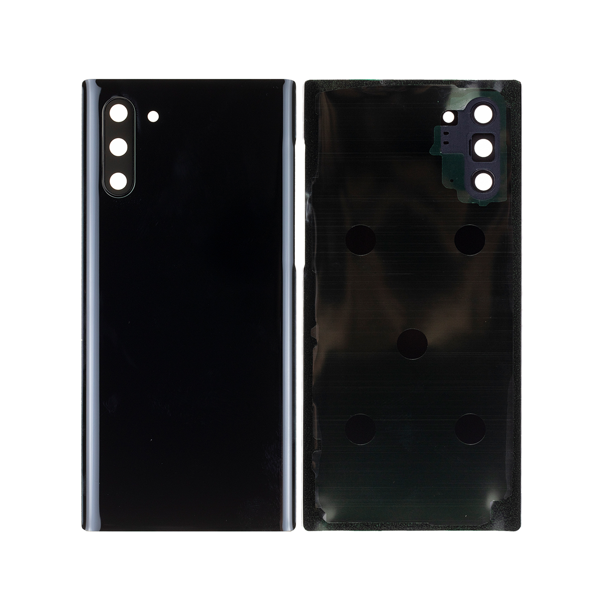 Coque arrière Samsung Galaxy Note 10 N970F avec lentille Aura Black OEM