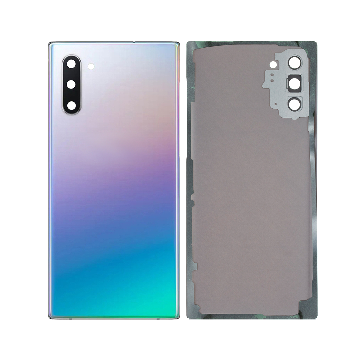 Coque arrière Samsung Galaxy Note 10 N970F avec lentille Aura Glow OEM