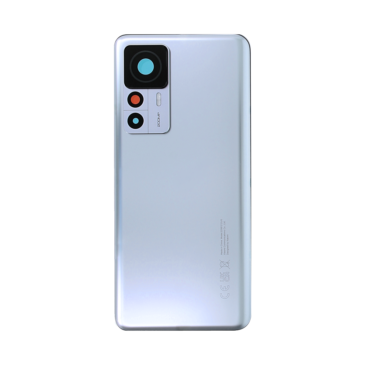 Coque arrière Xiaomi 12T Pro 5G avec objectif argenté OEM