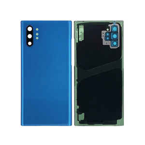 Coque arrière Samsung Galaxy Note 10 Plus N975F avec lentille Aura Blue OEM