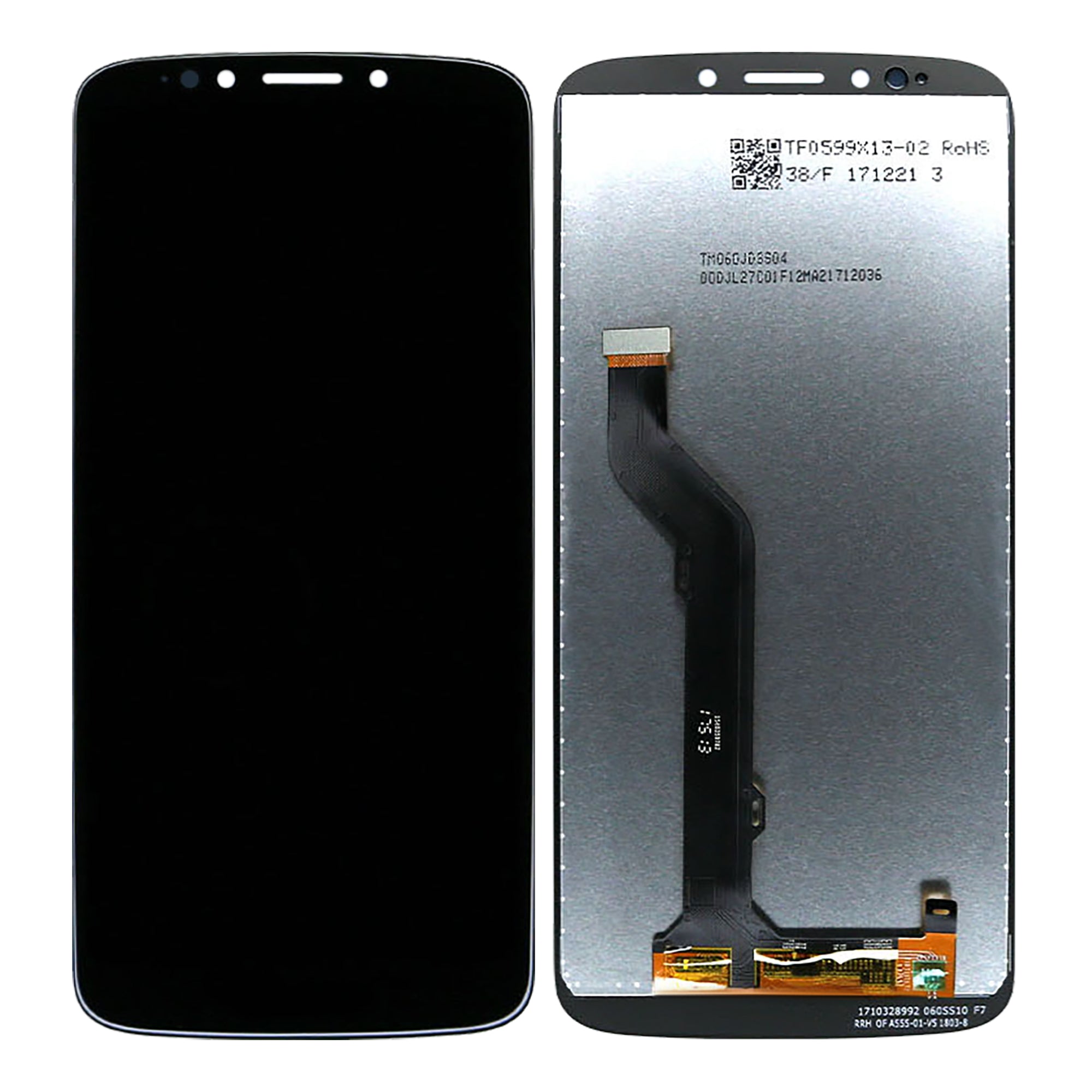Écran et numériseur Motorola Moto E5 Plus sans cadre noir OEM