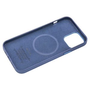 Rixus Classic 02 Case With MagSafe Compatible For Apple iPhone 12 Pro Max Blue