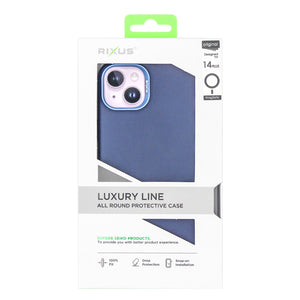 Rixus Classic 02 Case With MagSafe For Apple iPhone 14 Plus Bleu