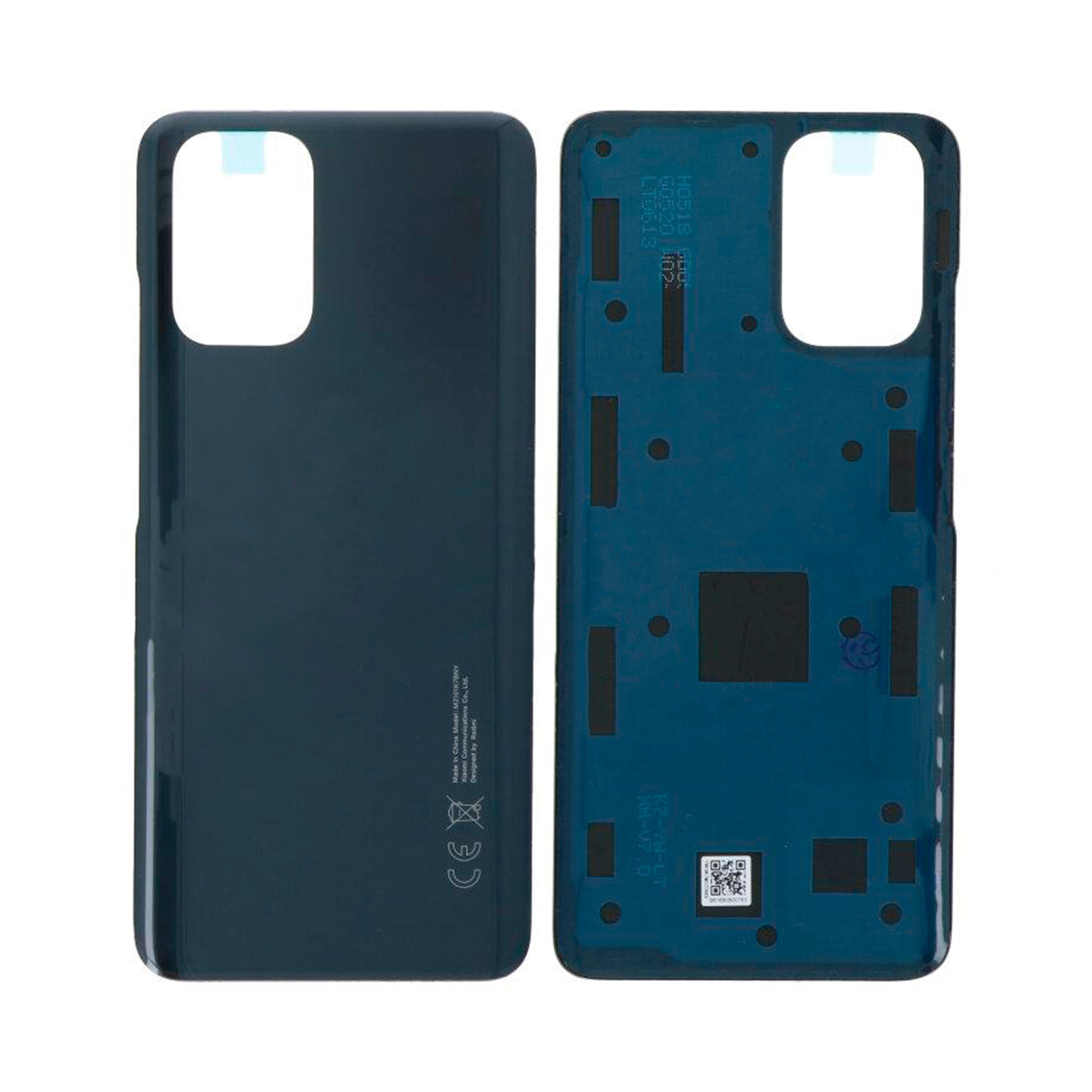 Coque arrière Xiaomi Redmi Note 10S sans objectif, gris onyx, OEM