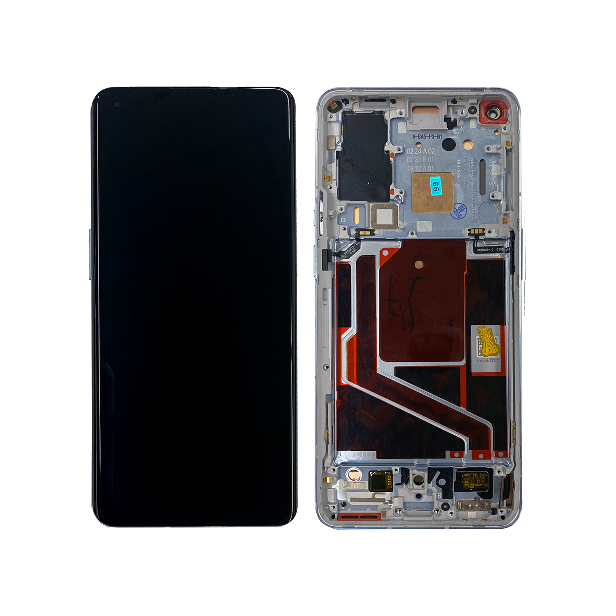 Écran et numériseur OnePlus 9 Pro avec cadre Morning Mist OEM