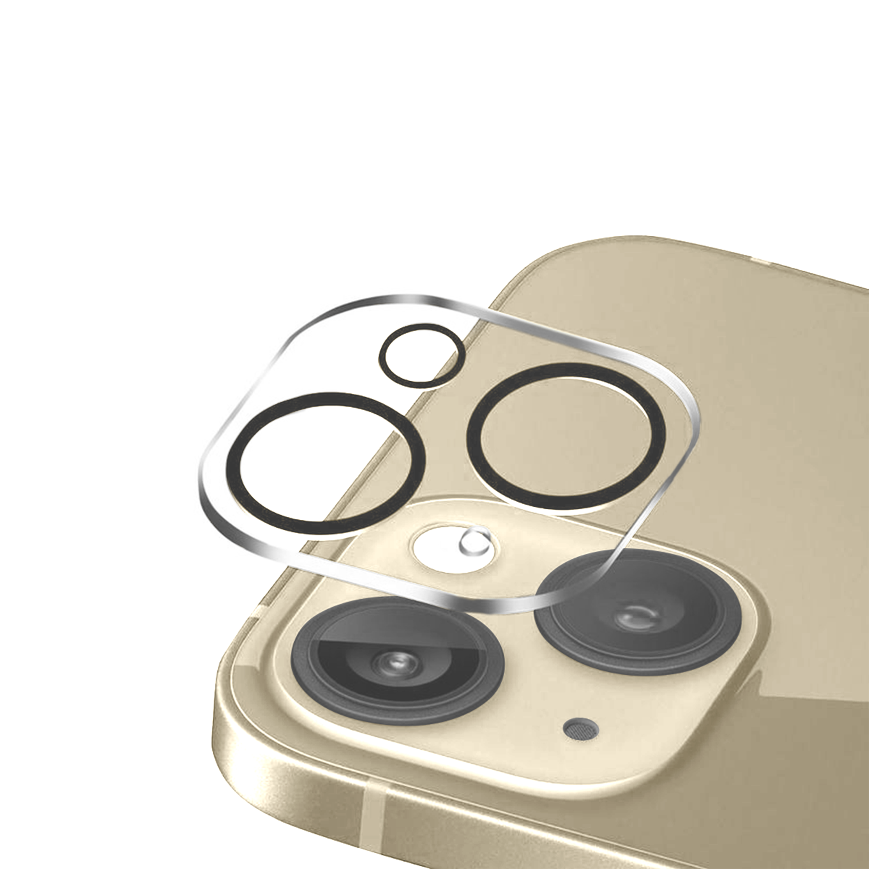 Rixus Clear HD Camera Verre trempé For Apple iPhone 15, 15 Plus