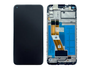Samsung Galaxy A11 A115F Écran et numériseur avec cadre Noir Service Pack