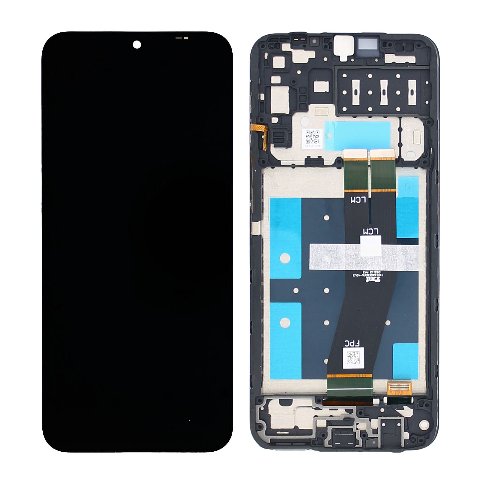 Samsung Galaxy A14 A145F Écran et numériseur avec cadre Noir Service Pack