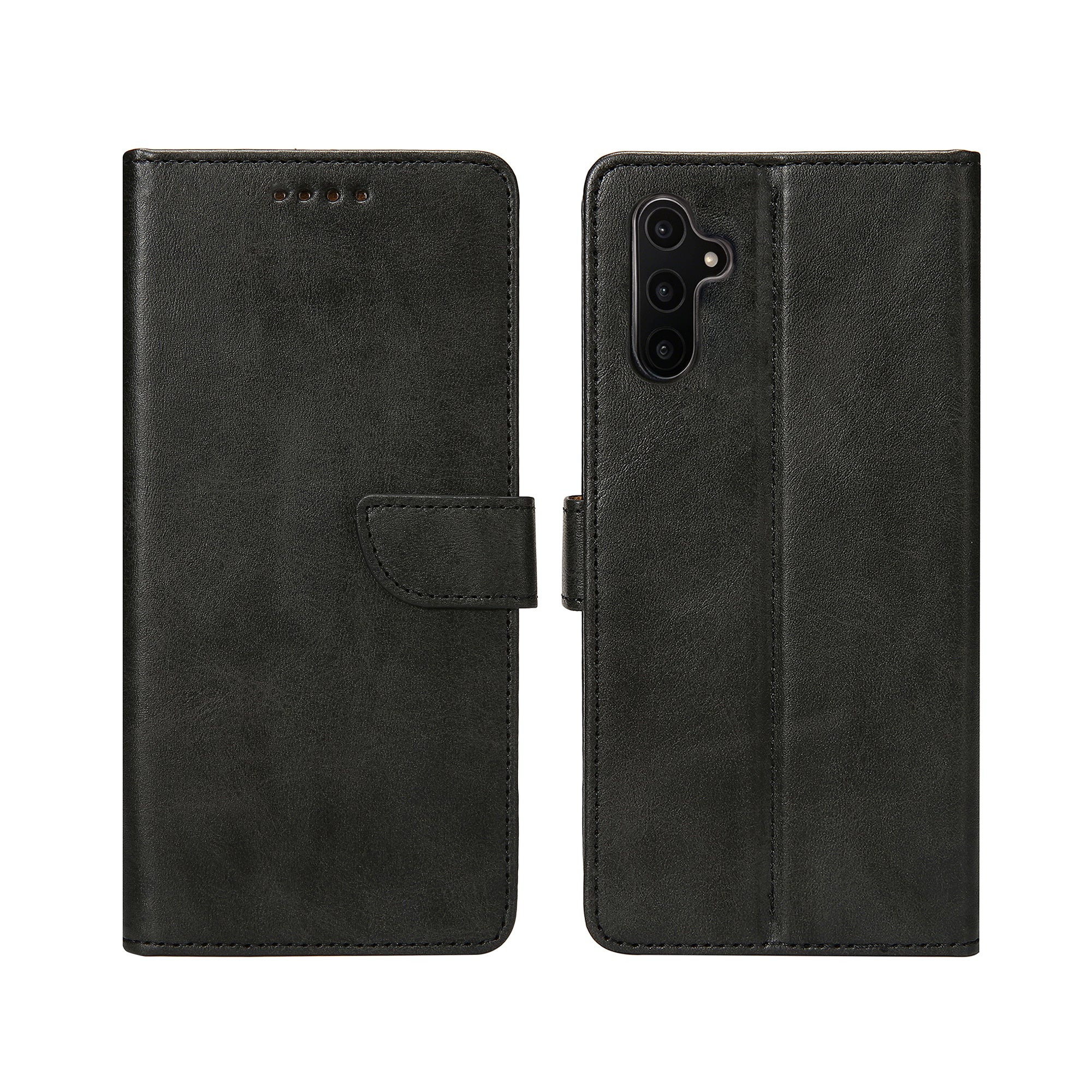 Rixus Bookcase Pour Samsung Galaxy A14 5G Noir