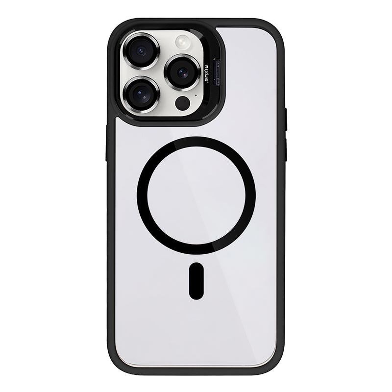 Rixus Classic 03 Case With MagSafe Compatible For Apple iPhone 14 Pro Max Black