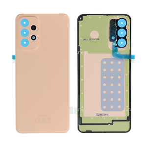 Coque arrière Samsung Galaxy A23 5G A236B avec objectif Peach OEM