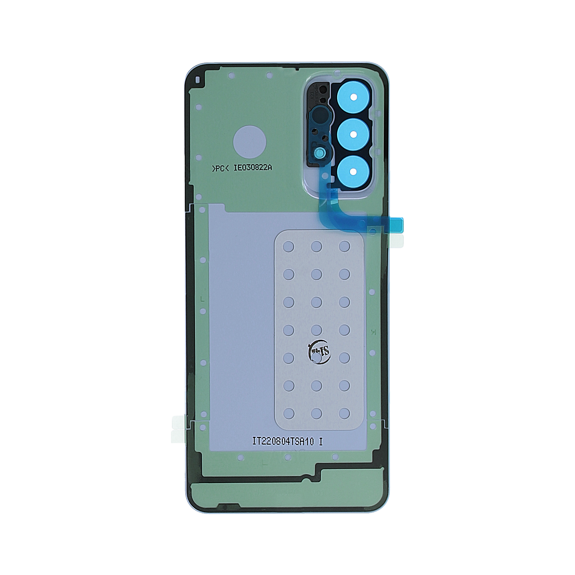 Coque arrière Samsung Galaxy A23 5G A236B avec objectif bleu OEM