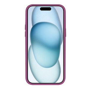 Rixus Classic 03 Case With MagSafe Compatible For Apple iPhone 14 Plus Dark Pink
