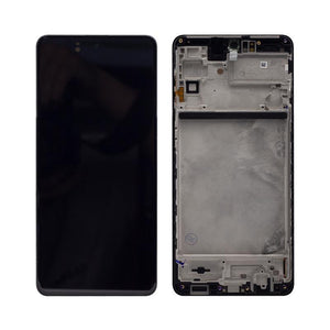Samsung Galaxy M51 M515F Ecran et numériseur avec cadre noir OEM