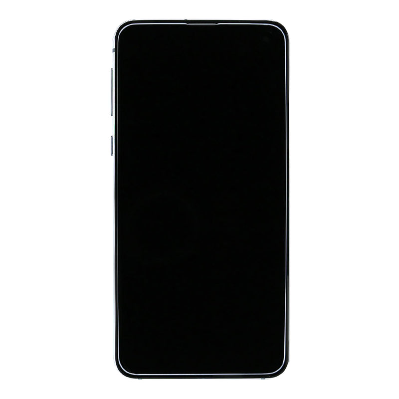 Samsung Galaxy S10e G970F Écran et numériseur avec cadre blanc prismatique Service Pack