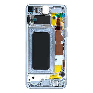 Samsung Galaxy S10e G970F Écran et numériseur avec cadre blanc prismatique Service Pack