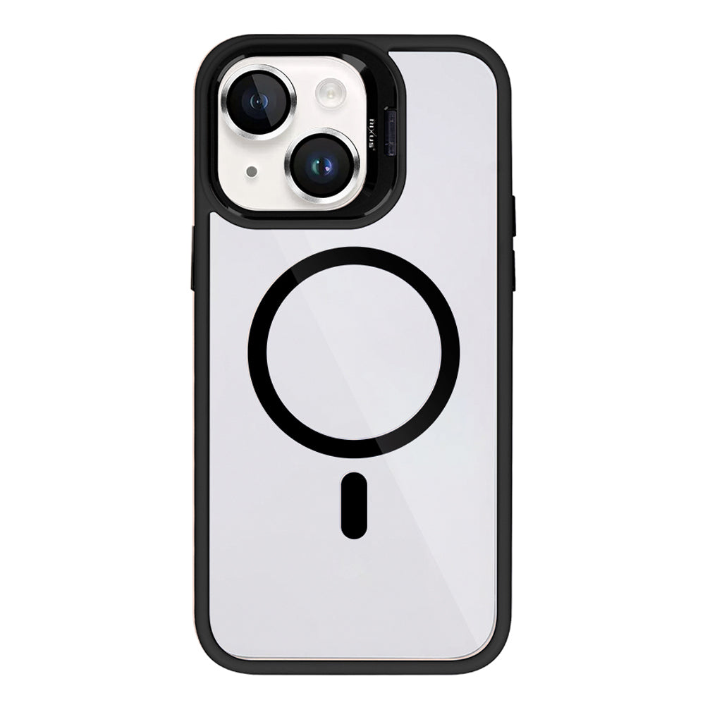 Rixus Classic 03 Case With MagSafe Compatible For Apple iPhone 14 Plus Black