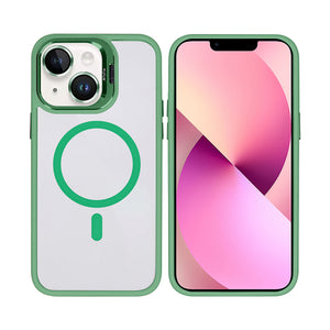 Rixus Classic 03 Case With MagSafe Compatible For Apple iPhone 13 Light Green