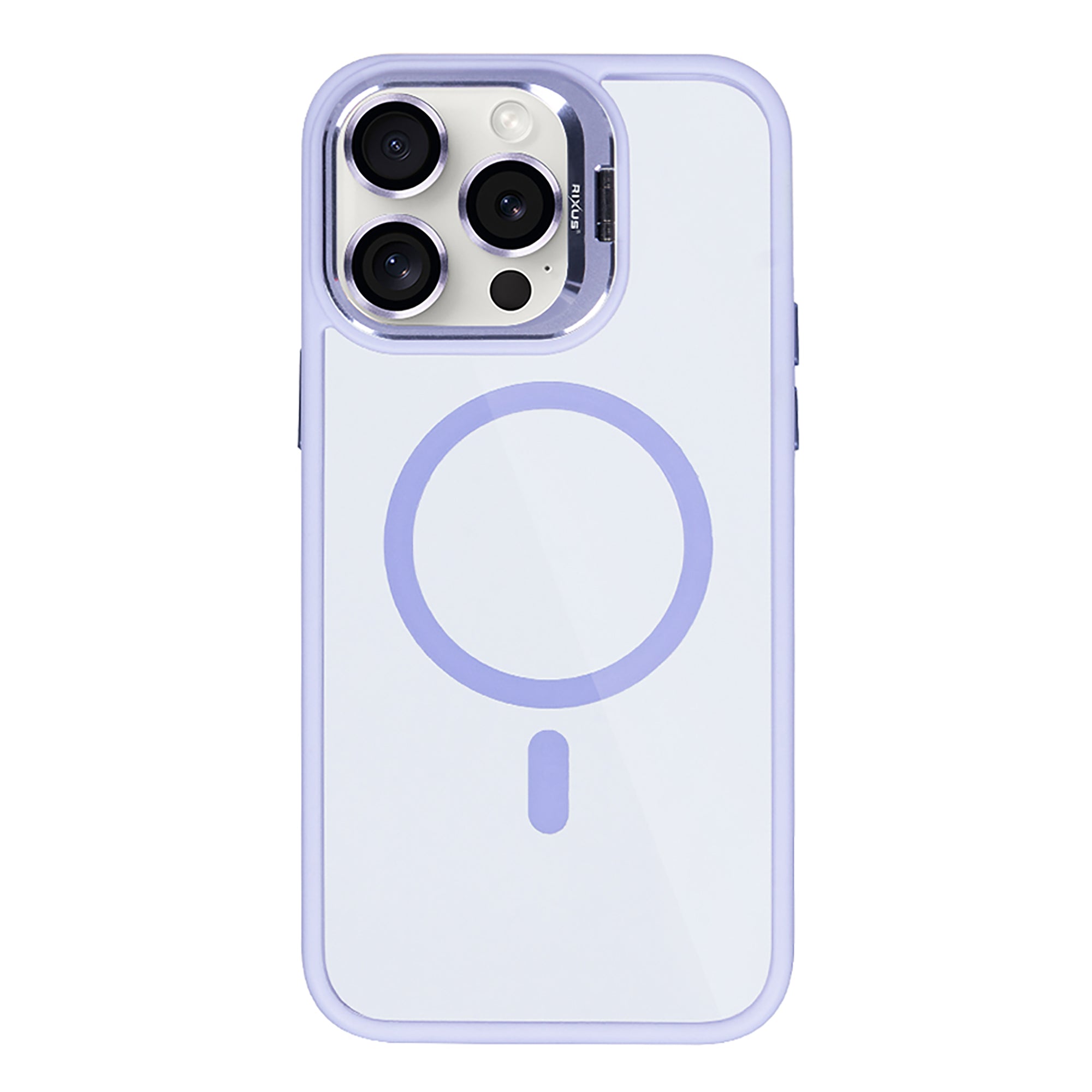 Rixus Classic 03 Case With MagSafe Compatible For Apple iPhone 13 Pro Max Light Purple