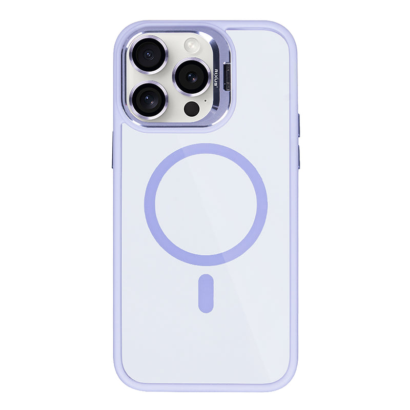 Rixus Classic 03 Case With MagSafe Compatible For Apple iPhone 13 Pro Max Light Purple