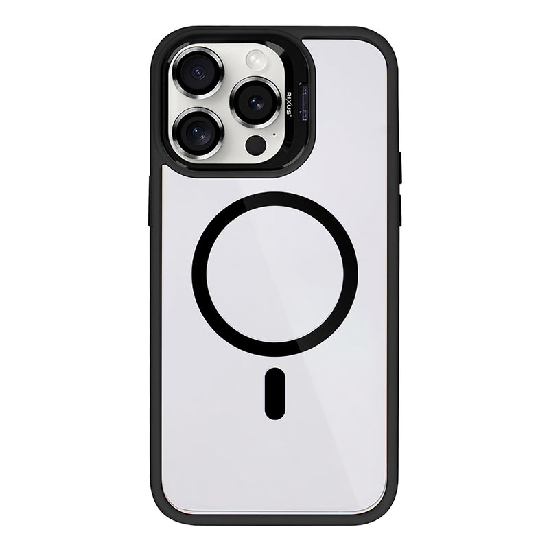 Rixus Classic 03 Case With MagSafe Compatible For Apple iPhone 13 Pro Max Black