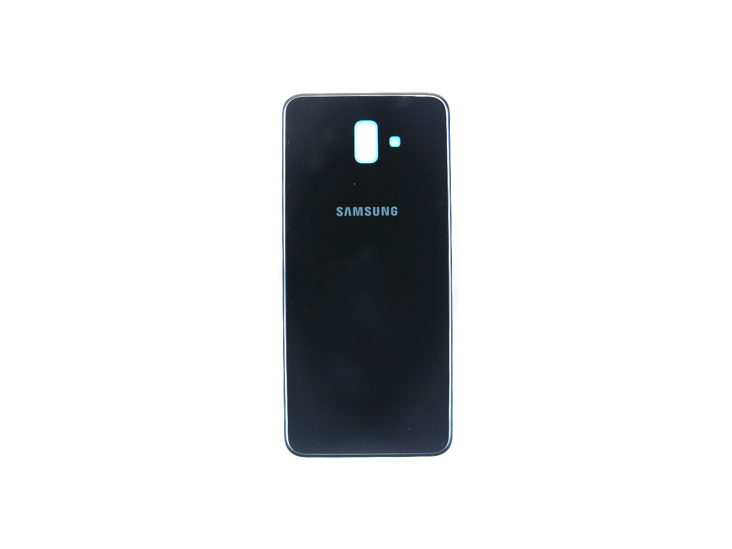 Coque arrière Samsung Galaxy J6 Plus J610F sans objectif, noire, OEM