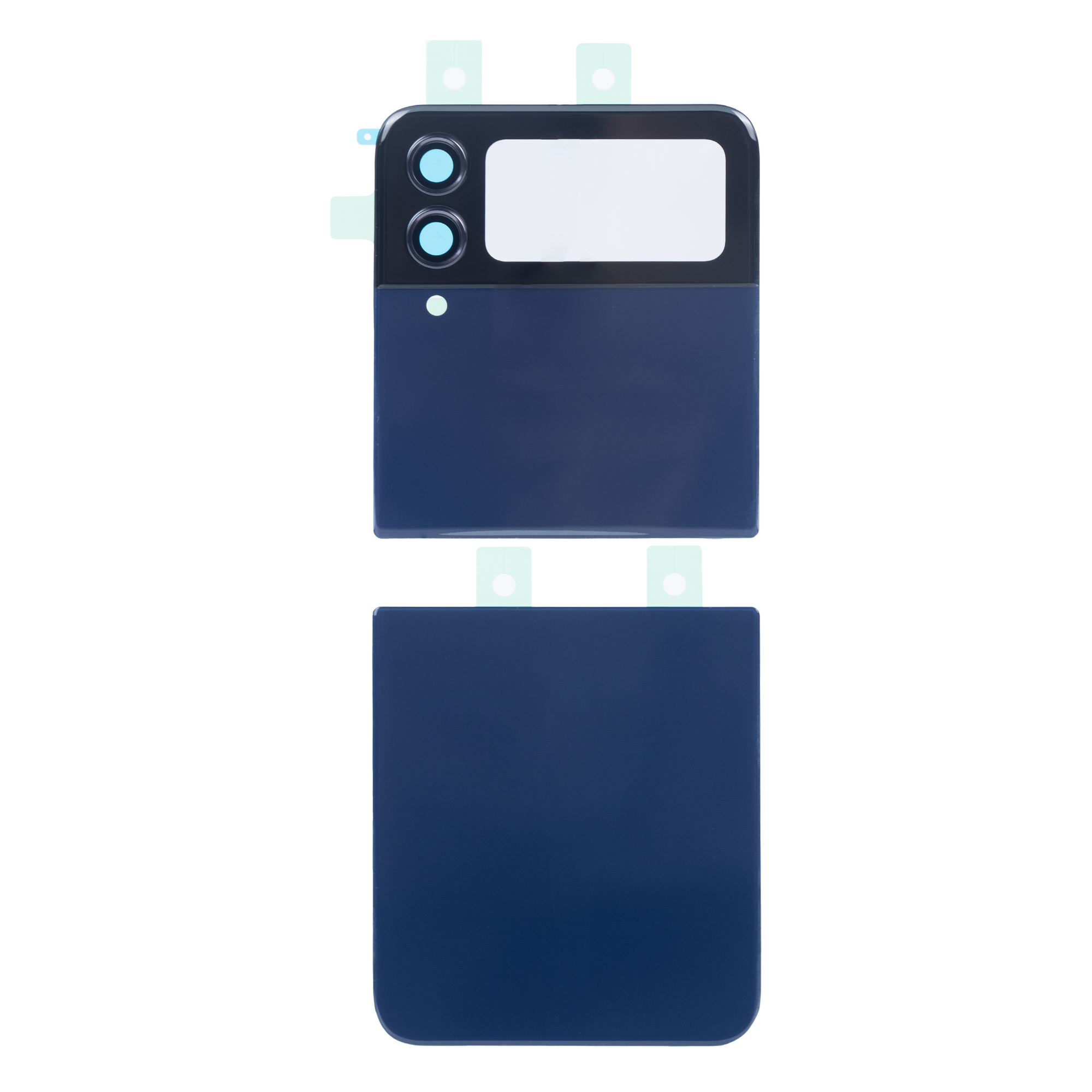 Coque arrière Samsung Galaxy Z Flip4 5G F721B avec objectif bleu marine OEM