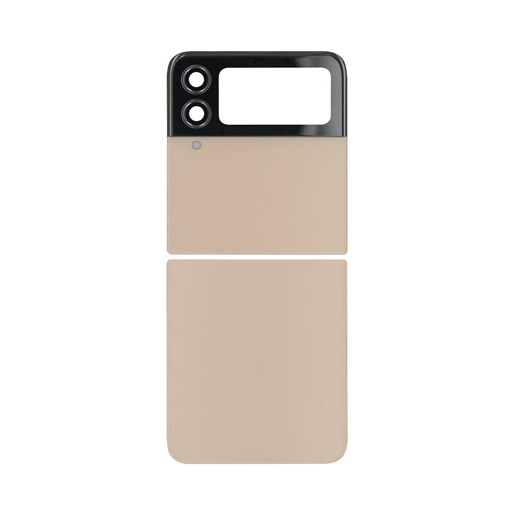 Coque arrière Samsung Galaxy Z Flip4 5G F721B avec lentille rose doré OEM