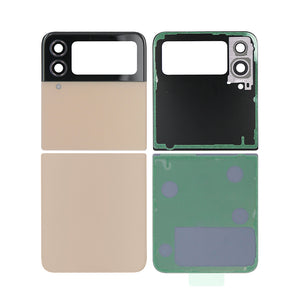 Coque arrière Samsung Galaxy Z Flip4 5G F721B avec lentille rose doré OEM