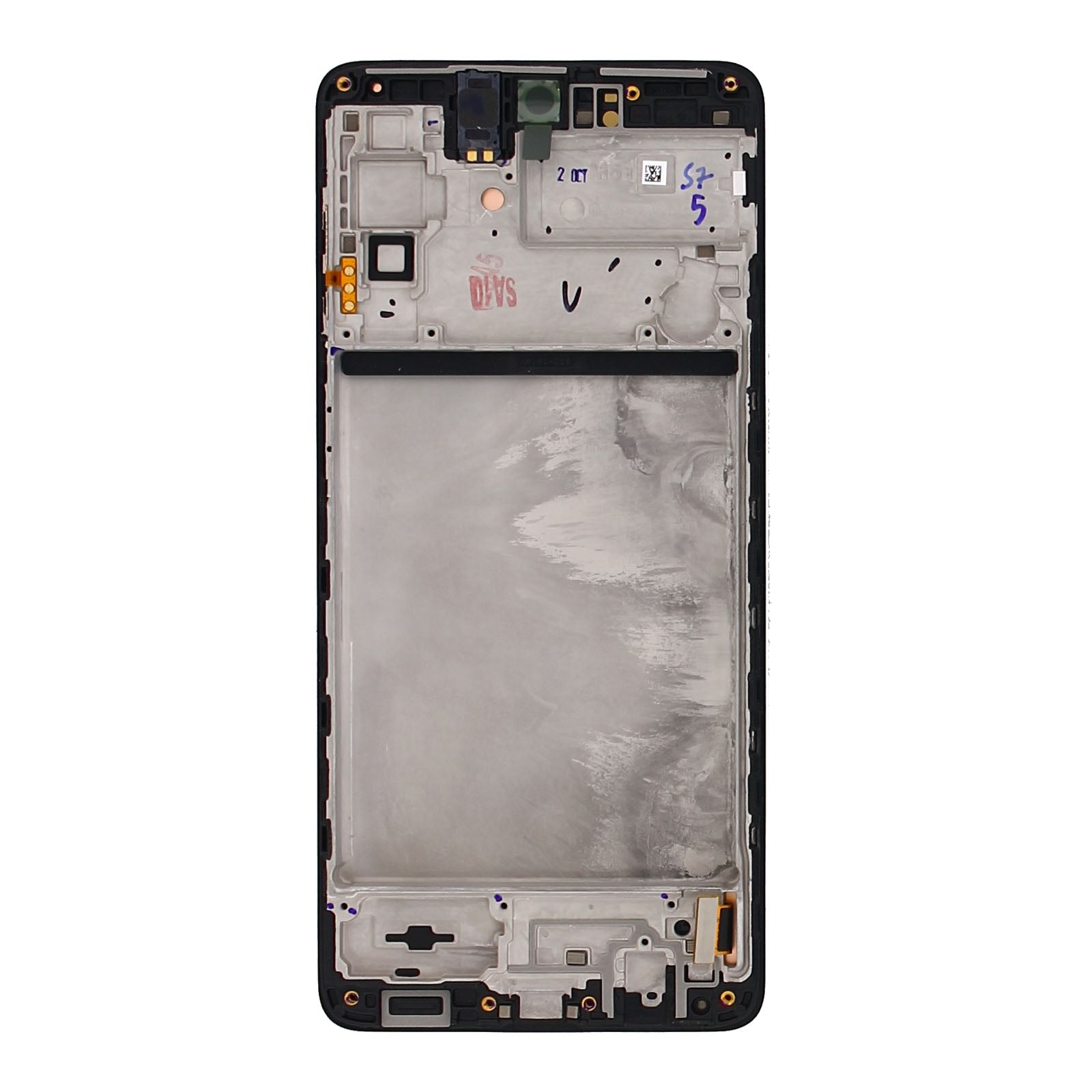 Samsung Galaxy M51 M515F Écran et numériseur avec cadre Noir céleste Service Pack