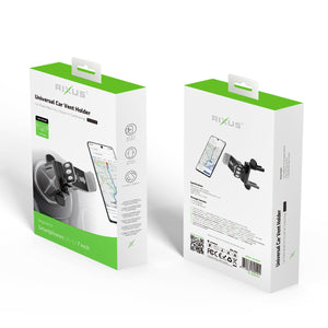 Rixus RXHW28 Support universel pour bouches d'aération de voiture noir