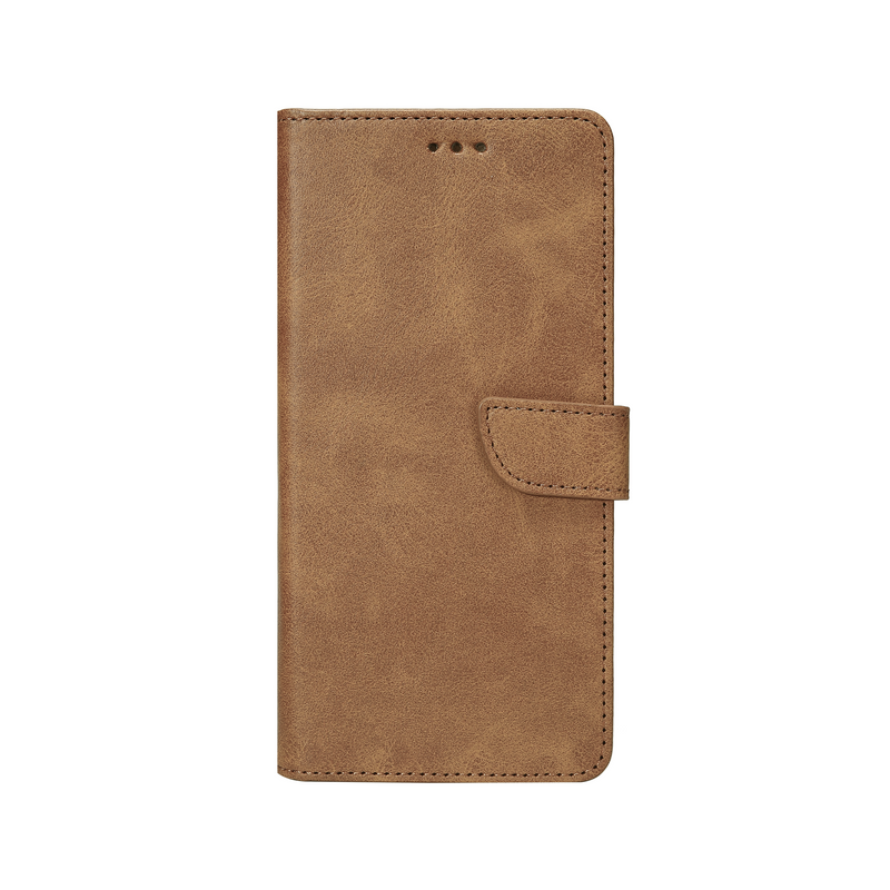 Bibliothèque Rixus pour Samsung Galaxy S23 Light Brown