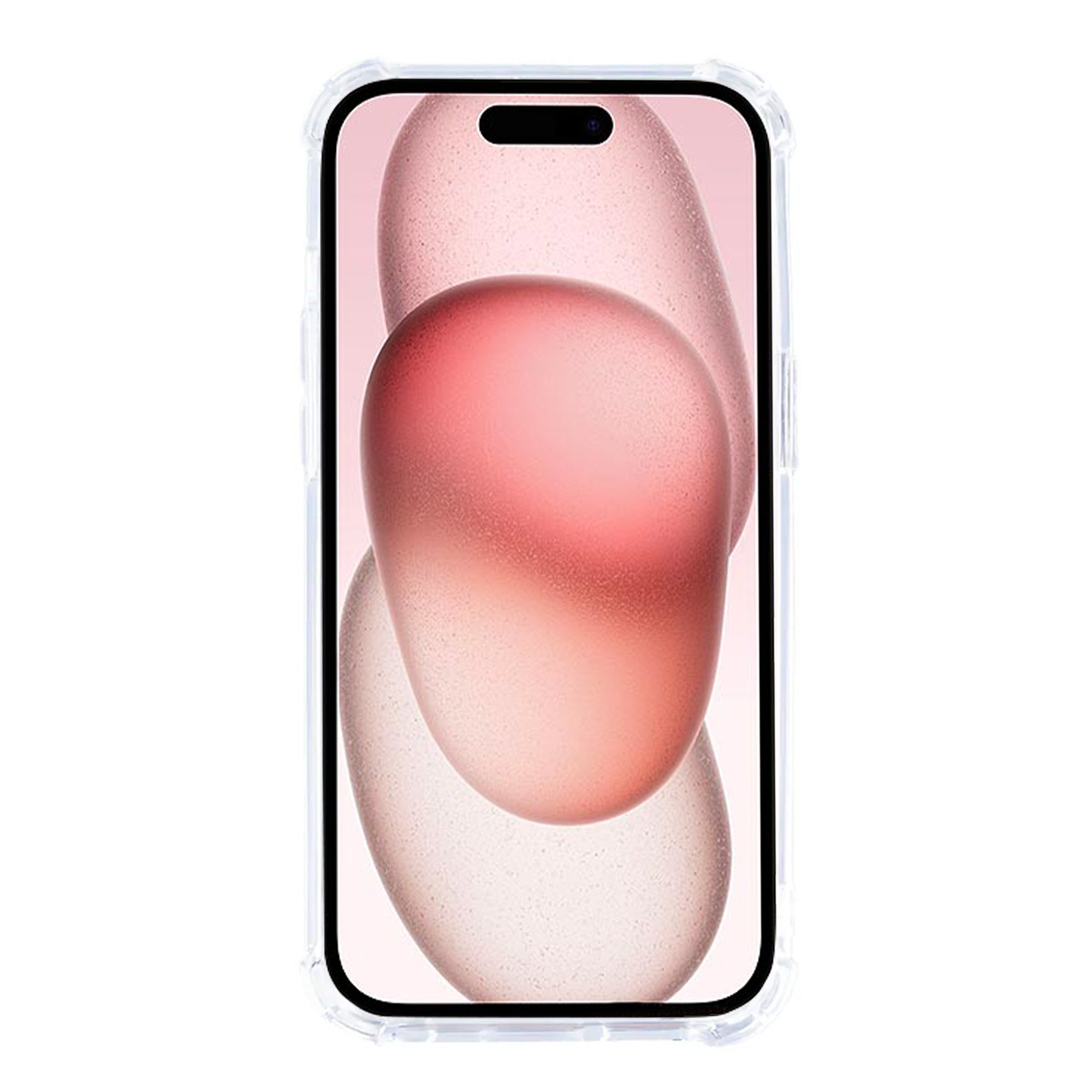 Rixus Anti-Burst Case For Apple iPhone 15 Transparent