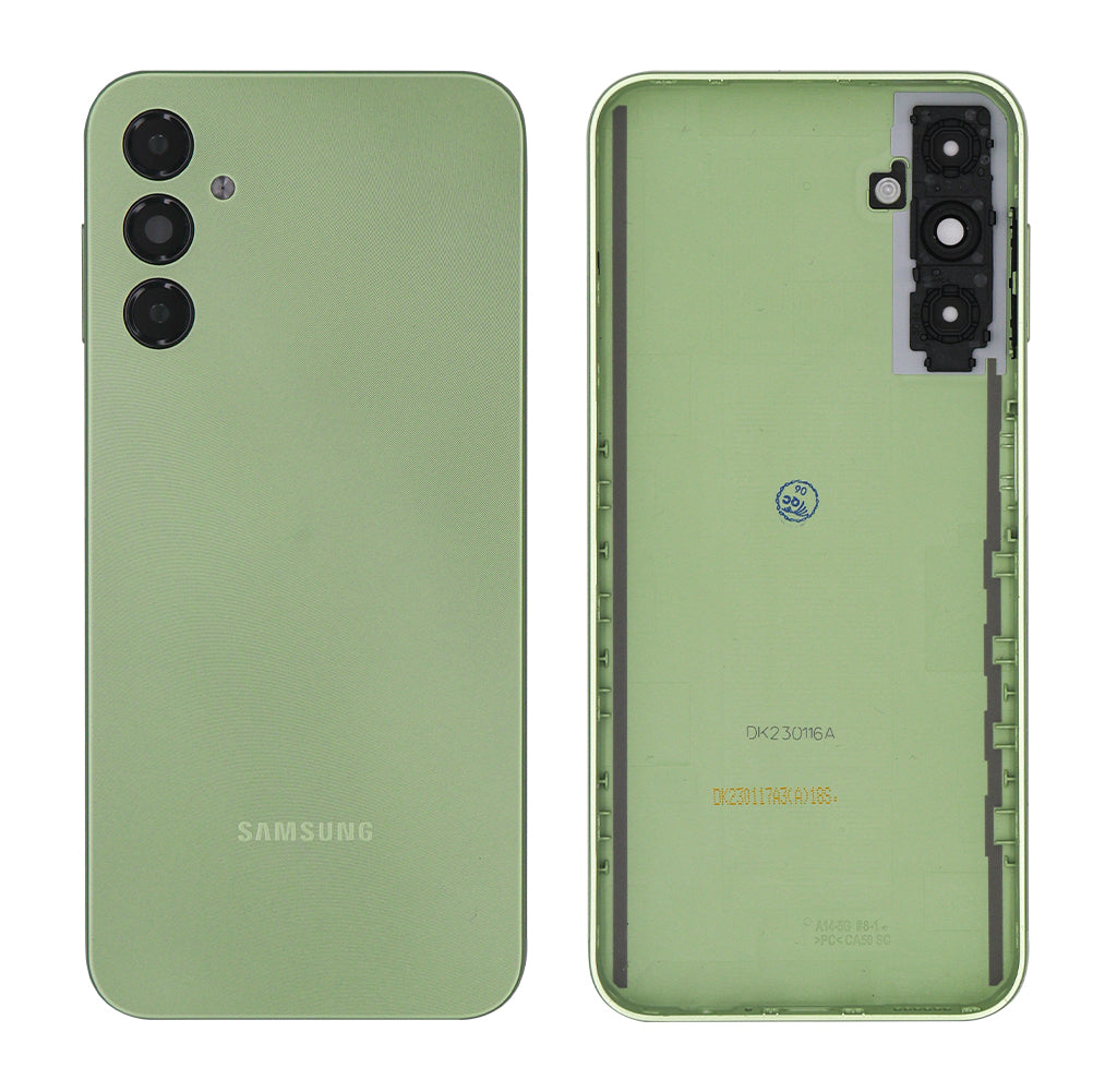 Coque arrière Samsung Galaxy A14 5G A146B avec objectif vert clair OEM