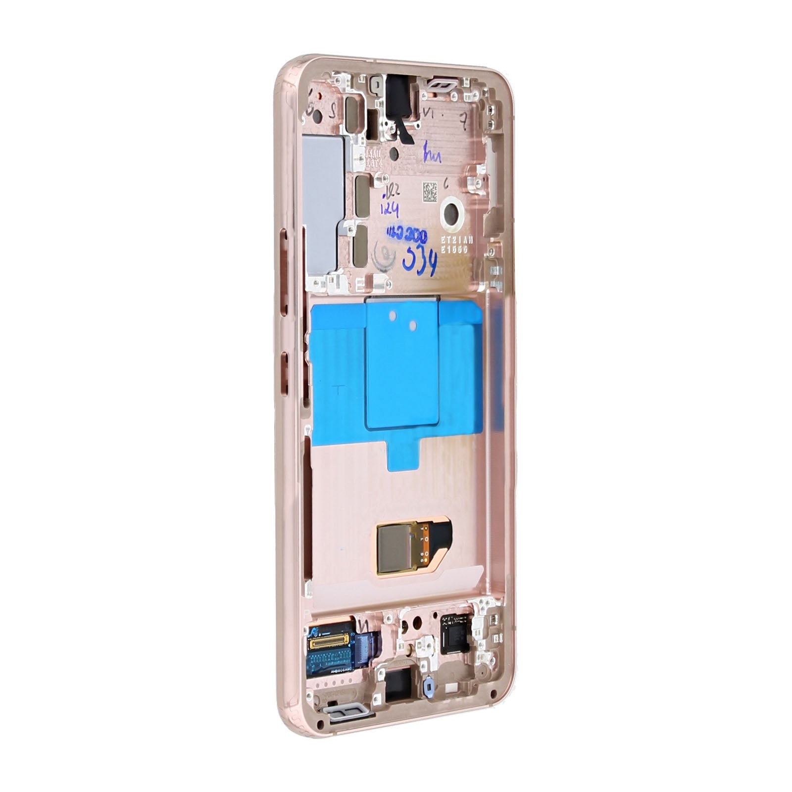 Samsung Galaxy S22 S901B Écran et numériseur avec cadre Pink Gold Service Pack
