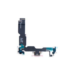 For Apple iPhone 15 Plus System Charging Flex Pink Pulled