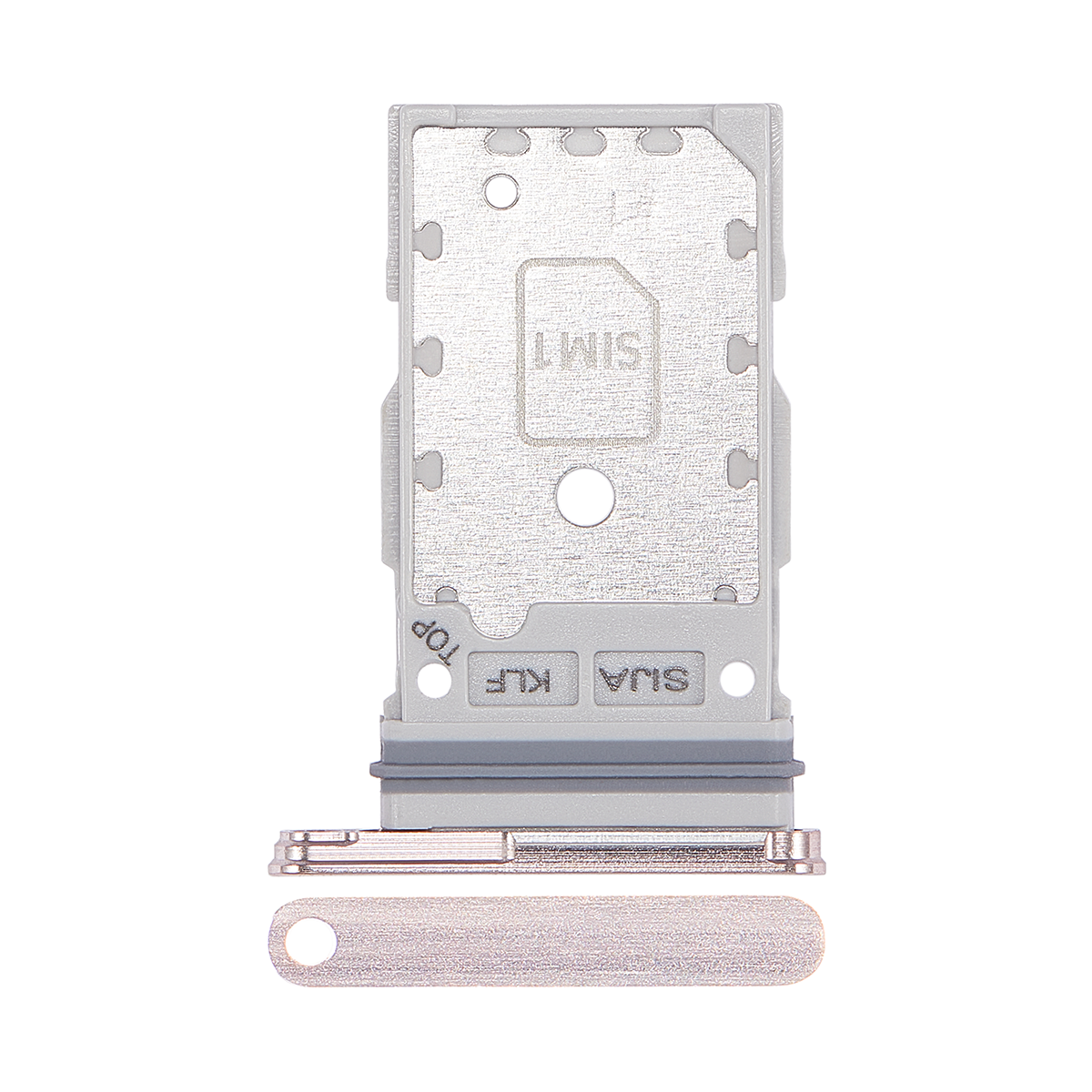 Samsung Galaxy S22 S901B Sim Card Holder Pink Gold OEM