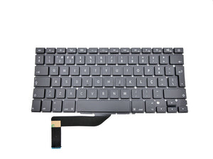 For Apple Pro (2012-2016) A1398 Clavier PT Noir OEM