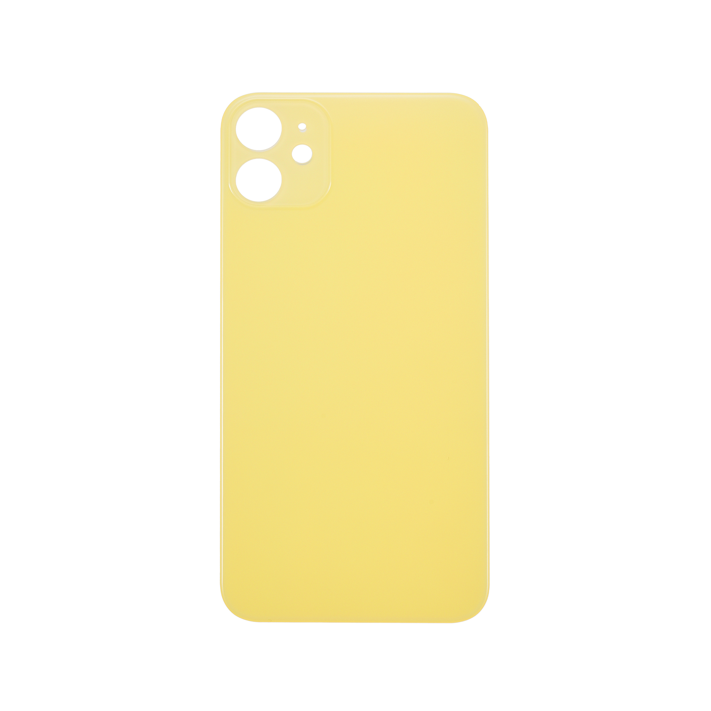 For Apple 11 Verre arrière, cadre de caméra agrandi Jaune Compatible