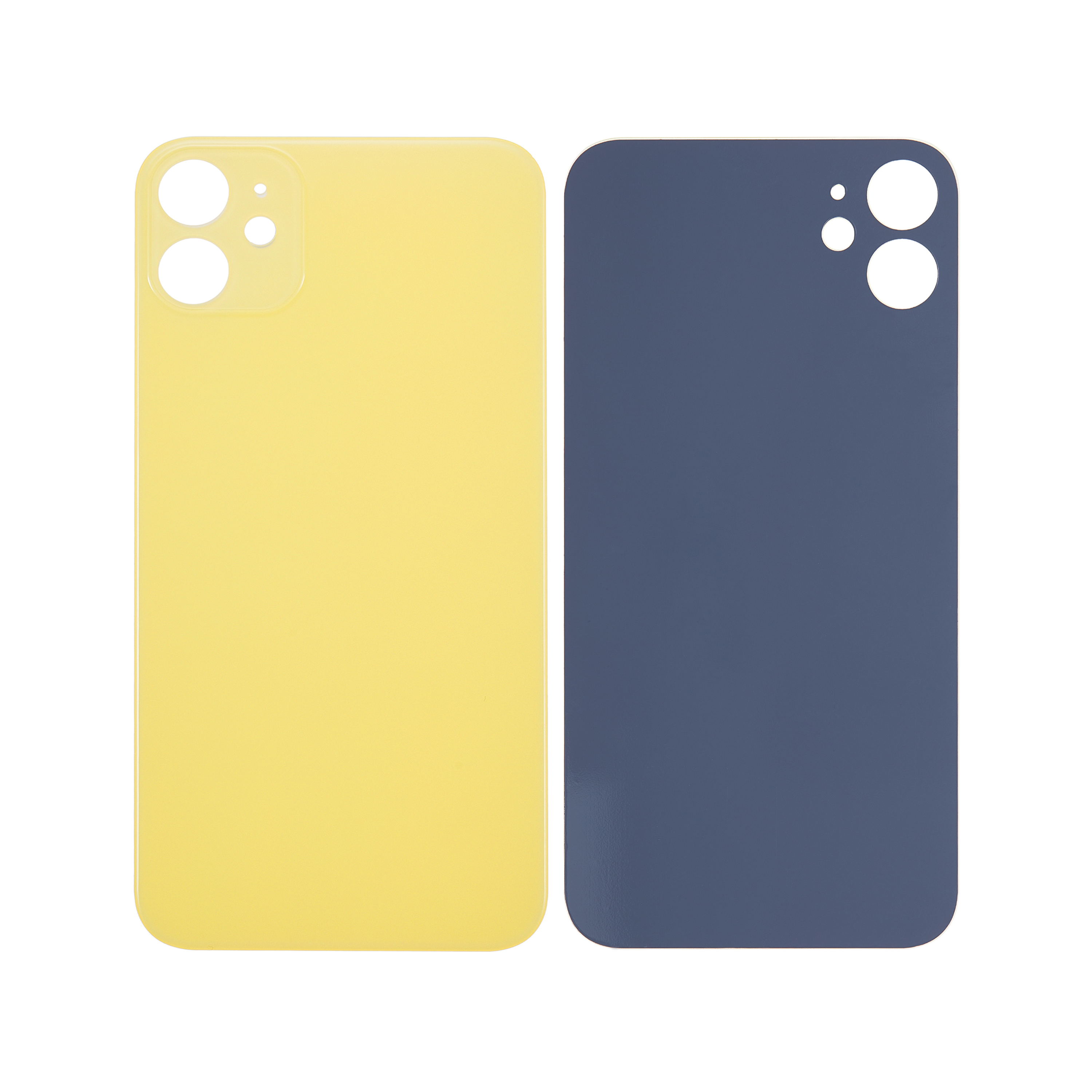 For Apple 11 Verre arrière, cadre de caméra agrandi Jaune Compatible