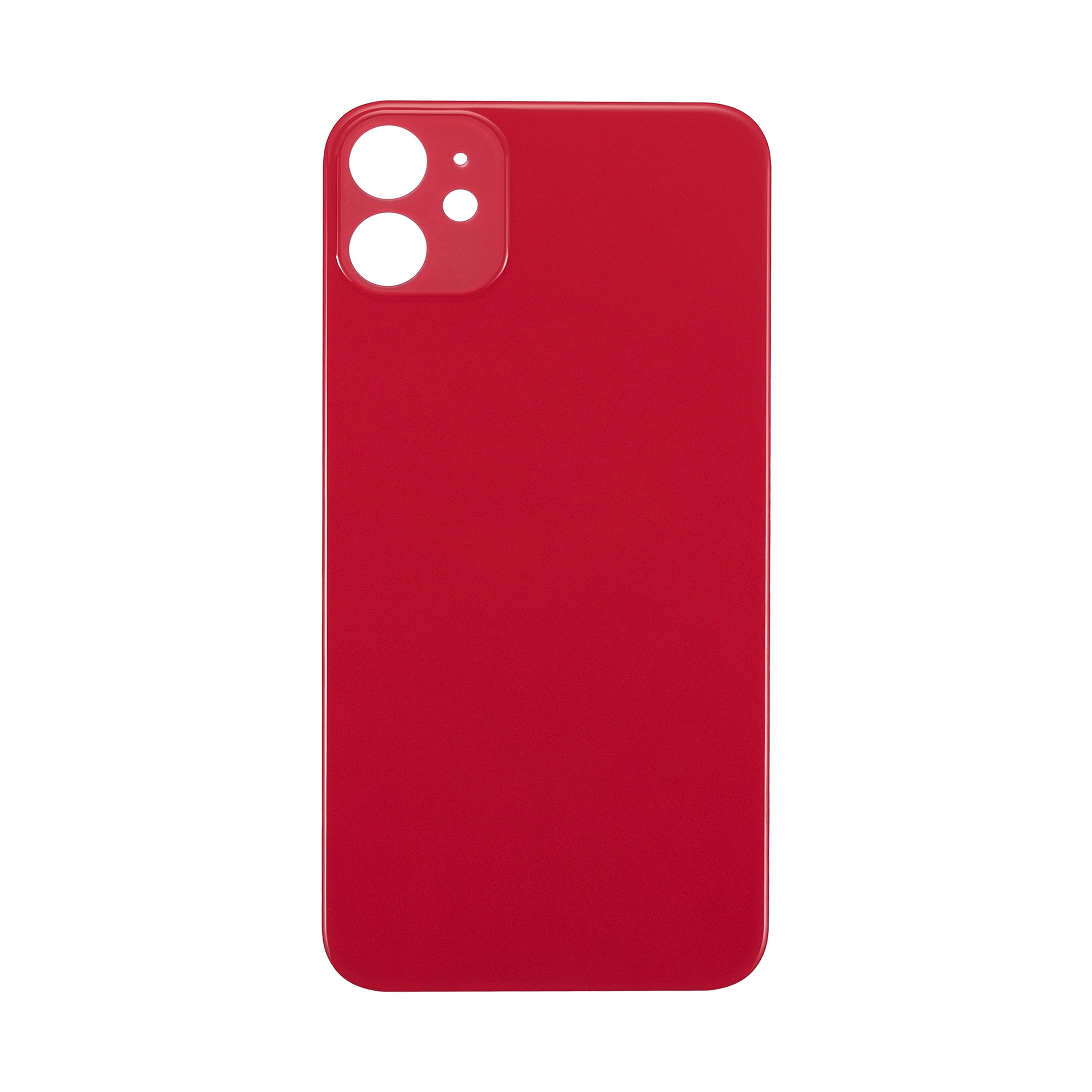 For Apple 11 Verre arrière, cadre d'appareil photo agrandi rouge Compatible