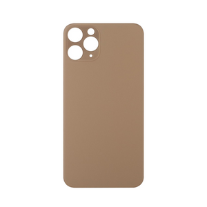For Apple 11 Pro Verre arrière, cadre d'appareil photo agrandi Compatible avec la couleur or