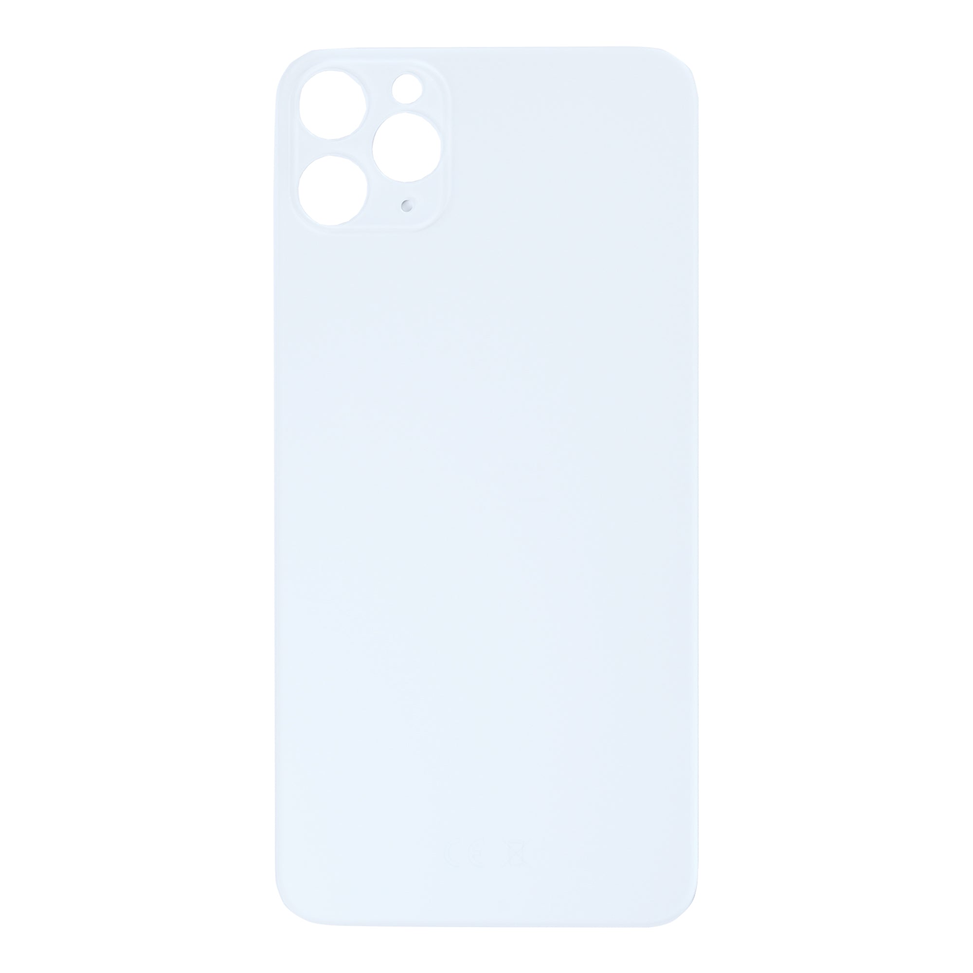 For Apple 11 Pro Max Verre arrière, cadre de caméra agrandi Argent Compatible