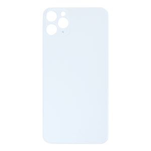 For Apple 11 Pro Max Verre arrière, cadre de caméra agrandi Argent Compatible